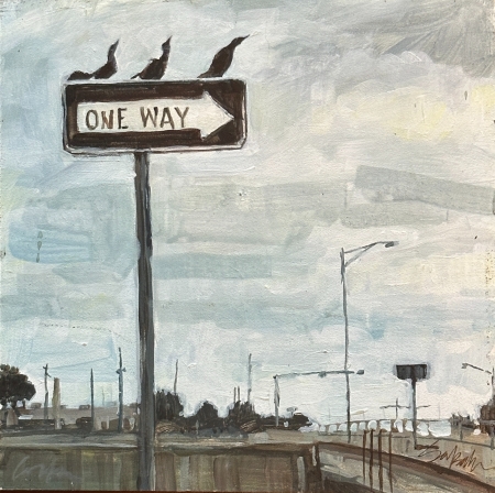 One Way Overpass by artist Sue Sakahara